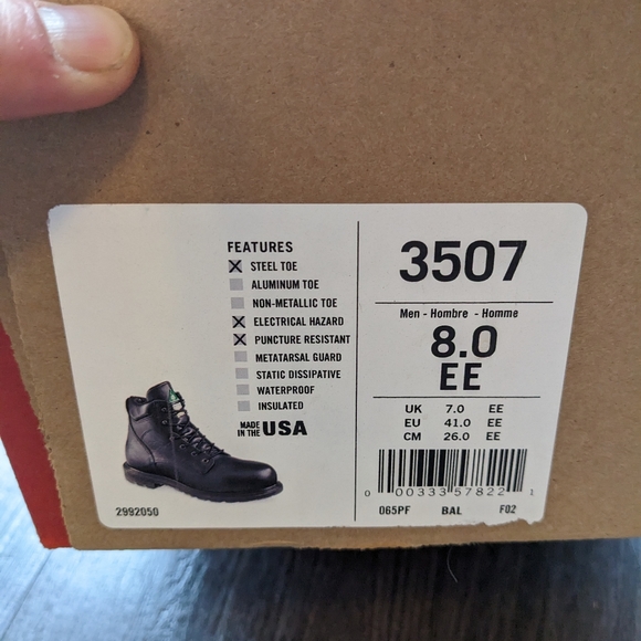 Red wing steel toe boots - Picture 2 of 2